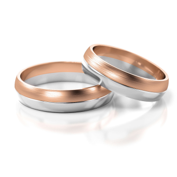 Preview: Stelmach Trauringe Weiss-Gelbgold Braunschweig 120